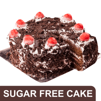 Dezire LG Sugar Free Eggless Black Forest Cake - Chennai Only