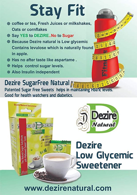 Dezire LG Natural Low GI Sweetener – Sustained Energy & Mellowed Sweetness